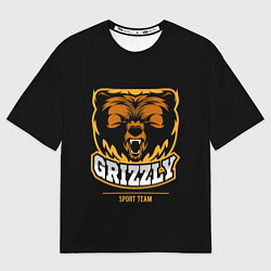 Футболка оверсайз мужская GTIZZLY(sport team), цвет: 3D-принт