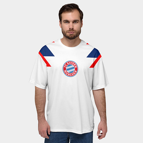 Мужская футболка оверсайз Bayern Munchen - FC Bayern 2022 / 3D-принт – фото 3