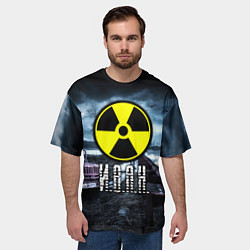 Футболка оверсайз мужская S.T.A.L.K.E.R: Иван, цвет: 3D-принт — фото 2