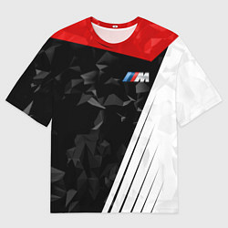 Футболка оверсайз мужская BMW M: Poly Sport, цвет: 3D-принт