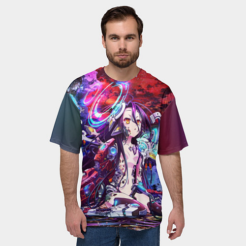Мужская футболка оверсайз No Game No Life Zero / 3D-принт – фото 3