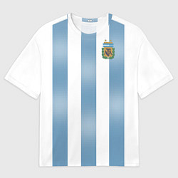 Мужская футболка оверсайз Сборная Аргентины: ЧМ-2018