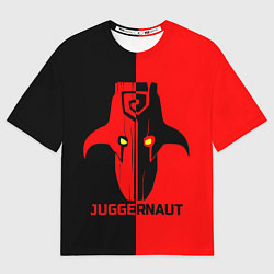 Мужская футболка оверсайз Juggernaut Blood