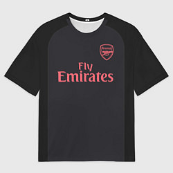 Футболка оверсайз мужская Ozil away 17-18, цвет: 3D-принт