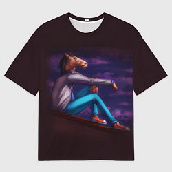 Футболка оверсайз мужская BoJack, цвет: 3D-принт