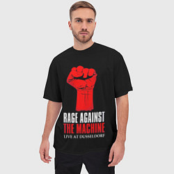 Футболка оверсайз мужская Rage Against the Machine, цвет: 3D-принт — фото 2