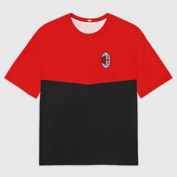 Футболка оверсайз мужская АC Milan: R&B Sport, цвет: 3D-принт