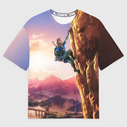 Мужская футболка оверсайз Zelda Rock