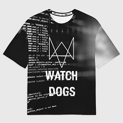 Мужская футболка оверсайз Watch Dogs: Hacker