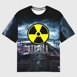 Футболка оверсайз мужская S.T.A.L.K.E.R: Radiation, цвет: 3D-принт