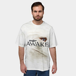 Футболка оверсайз мужская Skillet: Awake, цвет: 3D-принт — фото 2