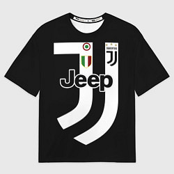Футболка оверсайз мужская FC Juventus: FIFA 2018, цвет: 3D-принт