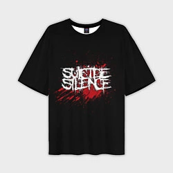 Футболка оверсайз мужская Suicide Silence Blood, цвет: 3D-принт