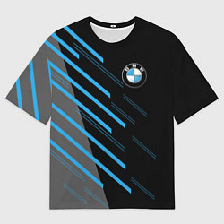 Футболка оверсайз мужская BMW SPORT, цвет: 3D-принт