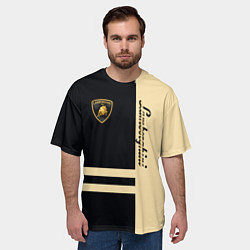 Футболка оверсайз мужская Lamborghini Sport, цвет: 3D-принт — фото 2