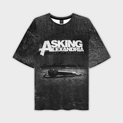 Футболка оверсайз мужская Asking Alexandria: Black Micro, цвет: 3D-принт