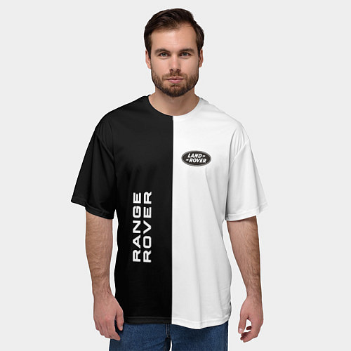 Мужская футболка оверсайз Land Rover: Range Rover / 3D-принт – фото 3