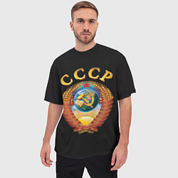 Футболка оверсайз мужская Советский Союз, цвет: 3D-принт — фото 2