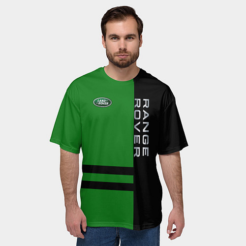 Мужская футболка оверсайз Range Rover / 3D-принт – фото 3