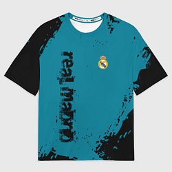 Мужская футболка оверсайз Real madrid - grange style