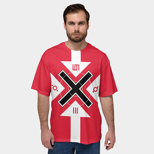Мужская футболка оверсайз 30 STM Symbols / 3D-принт – фото 3