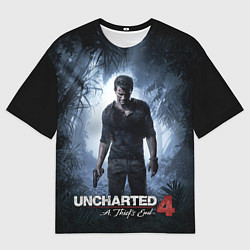 Футболка оверсайз мужская Uncharted 4: A Thief's End, цвет: 3D-принт