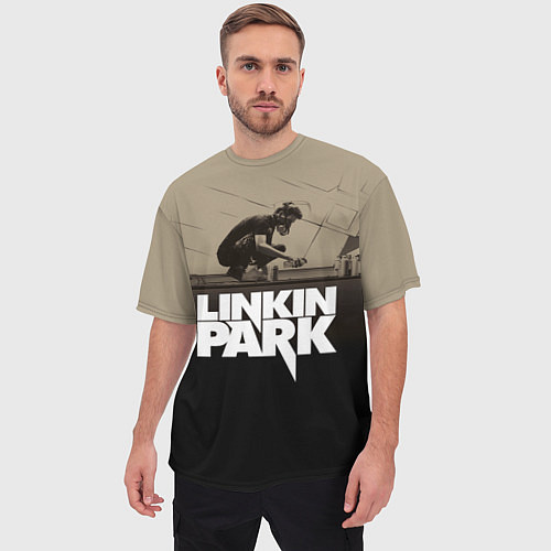 Мужская футболка оверсайз Linkin Park: Meteora / 3D-принт – фото 3