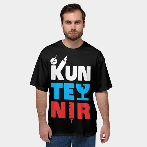 Мужская футболка оверсайз Kunteynir / 3D-принт – фото 3