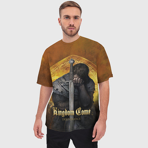 Мужская футболка оверсайз Kingdom Come: Sad Henry / 3D-принт – фото 3