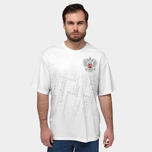 Мужская футболка оверсайз Russia 2022 The Winner! / 3D-принт – фото 3