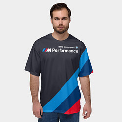 Футболка оверсайз мужская BMW M Performance, цвет: 3D-принт — фото 2