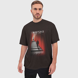 Футболка оверсайз мужская Twin Peaks: Firewalk with me, цвет: 3D-принт — фото 2