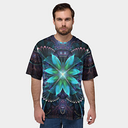Футболка оверсайз мужская Астральная мандала, цвет: 3D-принт — фото 2