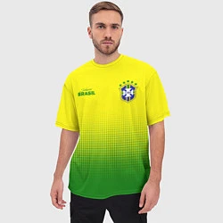 Футболка оверсайз мужская CBF Brasil, цвет: 3D-принт — фото 2
