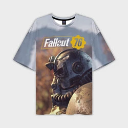 Мужская футболка оверсайз Fallout 76