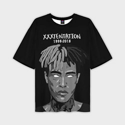 Футболка оверсайз мужская XXXTentacion: 1998-2018, цвет: 3D-принт