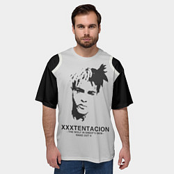 Футболка оверсайз мужская XXXTentacion RIP, цвет: 3D-принт — фото 2