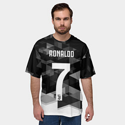 Футболка оверсайз мужская CRonaldo 7, цвет: 3D-принт — фото 2