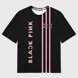 Футболка оверсайз мужская Black Pink, цвет: 3D-принт