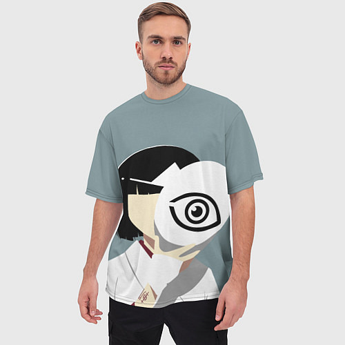 Мужская футболка оверсайз Бездомный Бог / 3D-принт – фото 3