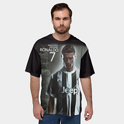 Футболка оверсайз мужская RONALDO 7, цвет: 3D-принт — фото 2