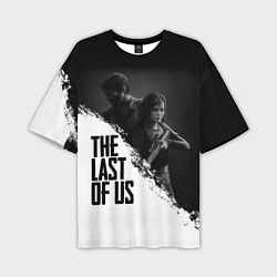 Мужская футболка оверсайз The Last of Us: White & Black