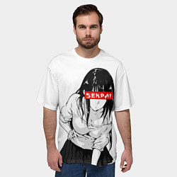 Футболка оверсайз мужская Senpai Style, цвет: 3D-принт — фото 2