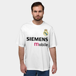 Футболка оверсайз мужская FC Real Madrid: Zidane Retro, цвет: 3D-принт — фото 2
