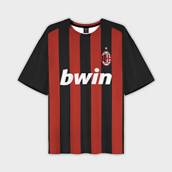 Футболка оверсайз мужская AC Milan: Ronaldo Retro, цвет: 3D-принт