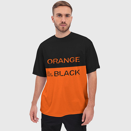 Мужская футболка оверсайз Orange Is the New Black / 3D-принт – фото 3