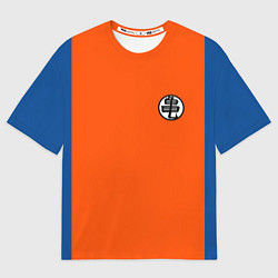 Мужская футболка оверсайз DBZ: Kame Senin Kanji Emblem