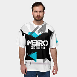 Футболка оверсайз мужская Metro: Exodus Sky, цвет: 3D-принт — фото 2