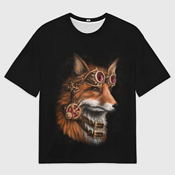 Мужская футболка оверсайз Королевский лис