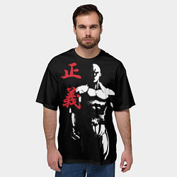 Футболка оверсайз мужская Ok Hero, цвет: 3D-принт — фото 2